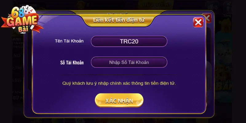 Hình thức rút tiền 68 game bài thông qua tiền điện tử 