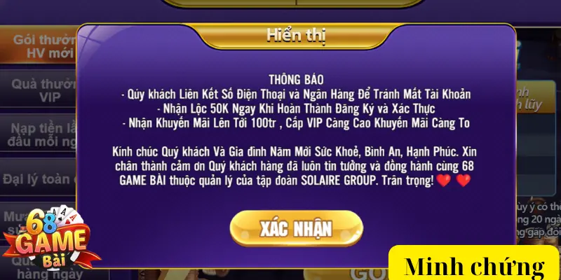 Minh chứng cho tin đồn “68 game bài có bị bắt không” là sai 